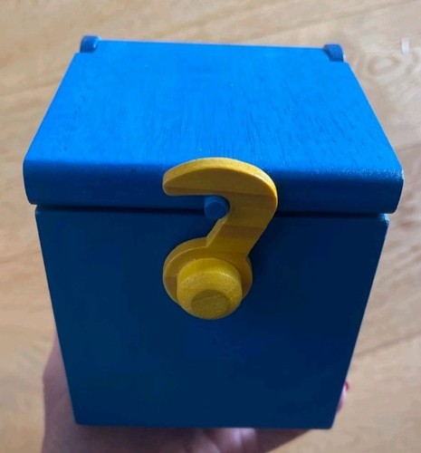 Vintage wooden jack the - wooden, jack-in-the-box