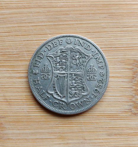 George 1932 half crown - 1932, .500