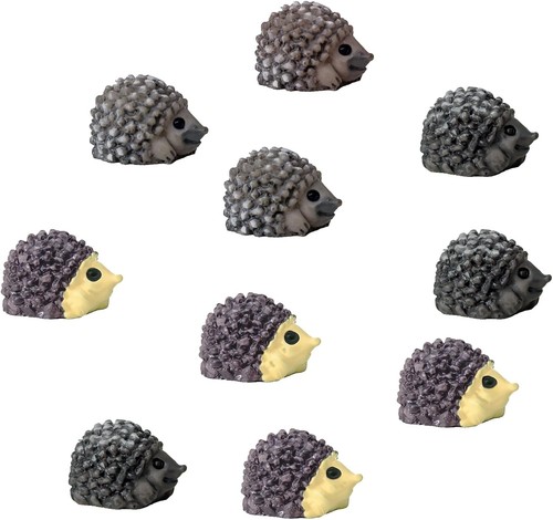 Adorable 10pcs hedgehog - hedgehog, garden