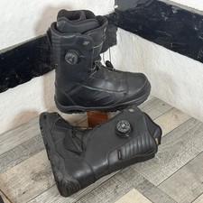 K2 Ashen Snowboard Boots BOA Thermal Lined UK 7 Black Lightweight VGC Advance