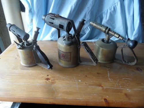 Vintage brass blowlamps 1 - brass,