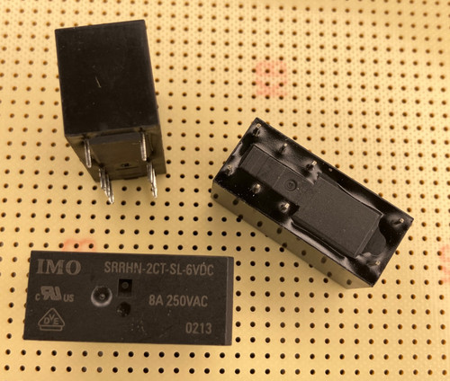 Dpdt non latching - 8a, non-latching