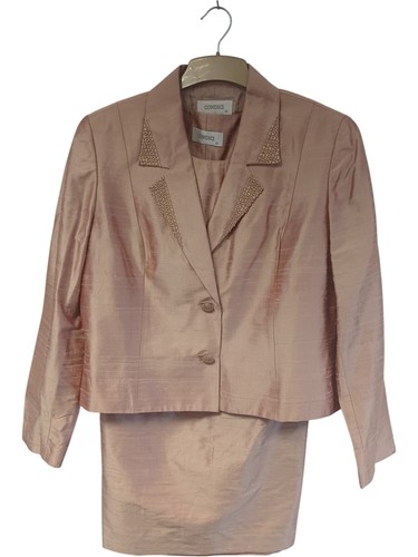 Condici silk skirt suit beaded - condici,