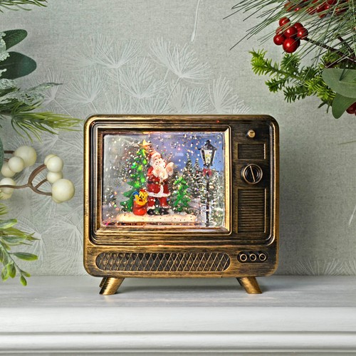 Christmas retro ornament - christmas, tv