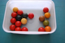 Snooker balls. 1 1/4". Appx 22 gms per ball. Bought 1980. Set of 18