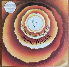 STEVIE WONDER - SONGS IN THE KEY OF LIFE 1st UK Press Booklet 1976 2xLP VG+
