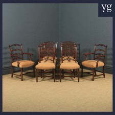 Antique Set Eight 8 English