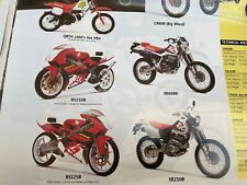 Honda 1996 Honda range RS125 RS250  QR50 Classic motorcycle Sales Brochure 