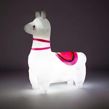 Night Light Happy Llama Lamp