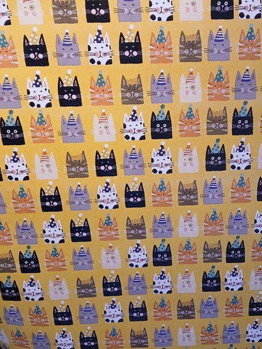 Cat wrapping paper - wrapping,