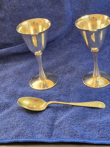 Italian silver goblet 2r - italian, goblet's