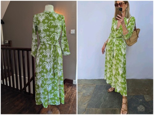 Zara green white lilou midi - white,