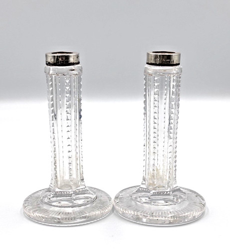 Antique sterling silver rimmed - sterling,