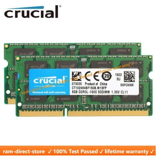 Crucial ddr3l 8gb 16gb 32gb - crucial,
