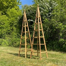 Wooden garden obelisk - wooden,