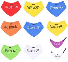 Dog Bandana Best Quality Price Personalised Message Neck Scarf Fashion Accessory