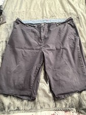 Size 24 M&S per Una Knee Length Navy Blue Shorts