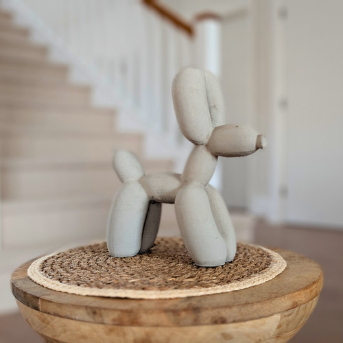 Balloon dog garden ornament - balloon,
