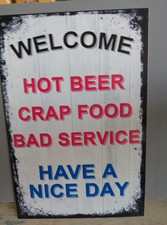Novelty Bar Sign Home Pub Decor, Man Cave Accessory