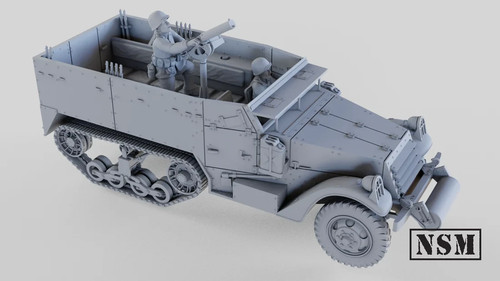 Wwii halftrack early - m3,