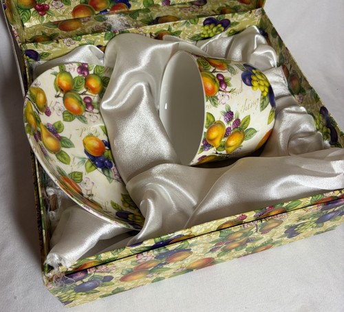 Fine bone china english - bone, fruit