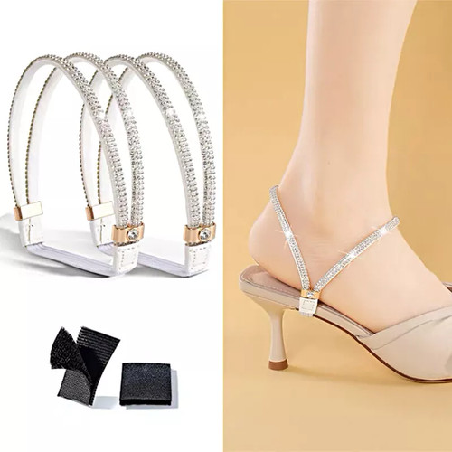 1pair elastic high heels - elastic,