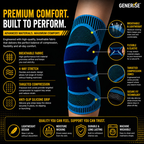 Knee support compression - knee,