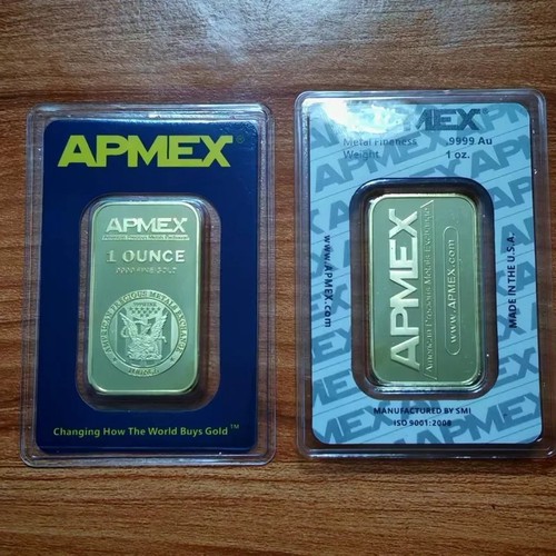 1oz gold tone bar - 1oz,