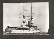 Postcard Ship HMS Renown passing Southsea