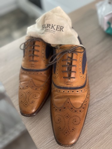 Barker men brown calf - brown,