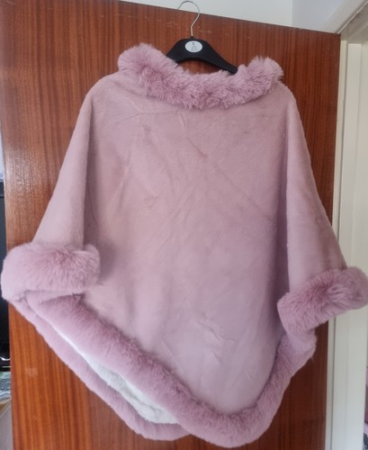 Purple brown fluffy - brown, warm