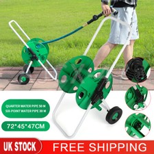 50M Portable Hose Reel Cart