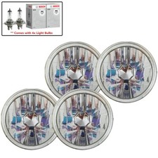 4pcs 5.75inch Round Crystal