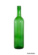 750ml Green Glass Wine Bottles