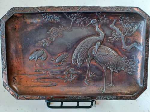 Ornate antique japanese copper - ornate,