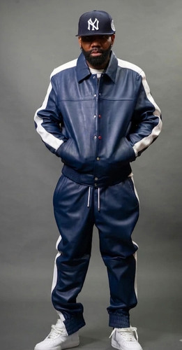 Men leather track - men's, pu