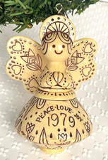 Vintage Ivory Angel Bauble