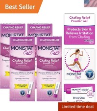 Fragrance-Free Chafing Relief Powder Gel, 1.5 Oz (Pack of 4) for Sensitive Skin