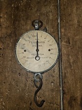 a nice vintage hanging scale