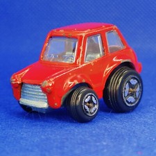 Polistil MG20 Mini Minor Red "Tooned" 1976 Made in Italy. Original Condition