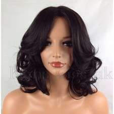 BLACK/DARK BROWN WIG LADIES