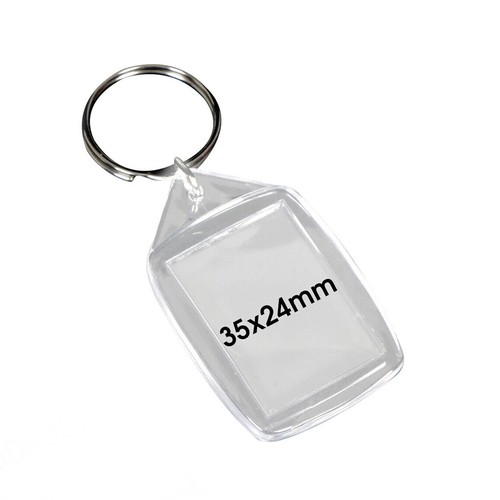 Clear blank acrylic photo - clear,