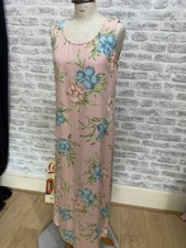 Tahiti Reef Hawaiian midaxi dress size S/M chest 38" L  49" PB248