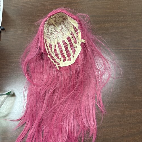 Ariel wig long - pink, color