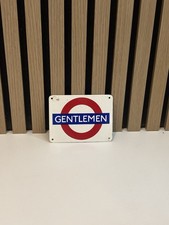 London Underground Enamel Sign