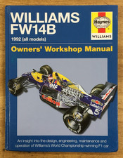 Williams FW14B Haynes Owners Workshop Manual 1992 Hardback