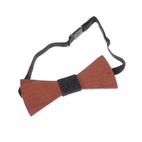 1pc wooden bowtie natural - 1pc,