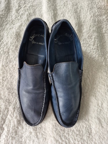 Blue santoni men slip on - santoni, slip-on