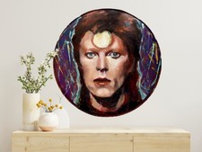 Painting Of Bowie On Recycled