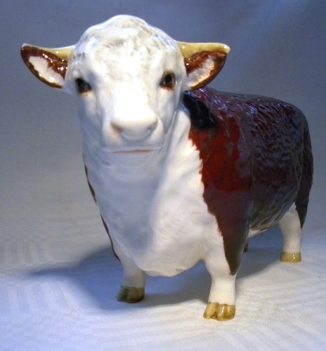 Beswick hereford bull - ,